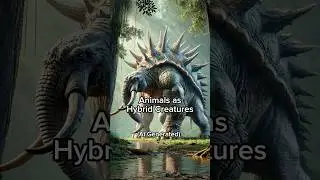 part 17 | animals as HYBRID CREATURES 🌀💀 #ai #animals #hybrid #midjourney #shorts #viral #trending