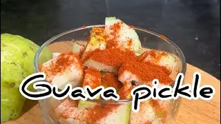 Sweet and sour guava pickle😋|guava lovers🍊🍋Tasty and spicy🌶️