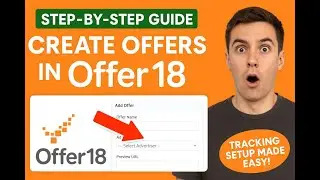 How to create a offer on offer18 Full video #tracking #offer18 #affiliatemanger