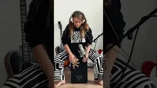 Drums Versus Cajon 16th Note Groove