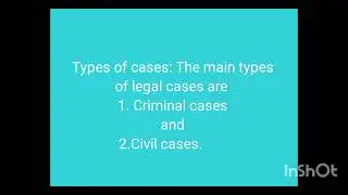 Types of cases? # criminal # civil