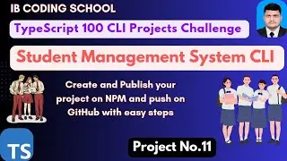 #11 Student Management System CLI TypeScript Project #typescript #piaic #javascript