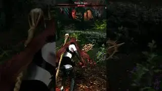 SUCCUBBUS vs SWAMP DRAGON | Skyrim SE | Na Raiva Gameplay #skyrim #shorts