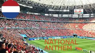 NETHERLANDS National Anthem in stadium at EURO 2020
