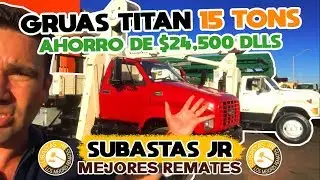 Gruas titan 15 tons 💵Ahorro de  $24,500 dlls 💥 Hasta Irapuato