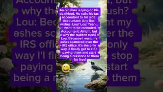 Lou's final revenge on the tax man! 😂​#IRS #TaxHumor #IRSneedsToSeeThis #SeniorHumor #Shorts