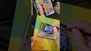 Small Barn Landscape (timelapse)