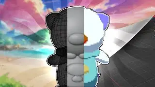 Fazendo o Oshawott com Efeito Pixel Art (No Blender)