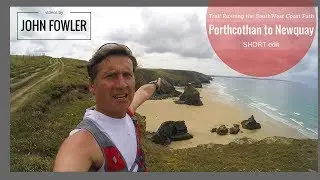 GoPro Trail Running the South West Coast Path from Porthcothan to Newquay