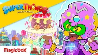 EPISODIOS SUPERTHINGS ⚡🍩 La dulce batalla de GLAZER 🍩⚡ | Serie de DIBUJOS para NI&Ntilde;OS