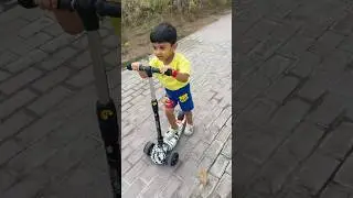 Scooter #riding#fun#trending#kidsvideo#playtimeanytime#cute#enjoy#learningwhileplaying
