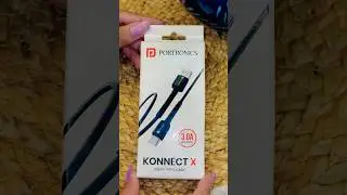 Portronics Usb To Type C Cable #unboxing #portronics #cable #shorts