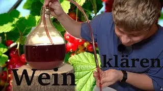 Wein selber machen, Teil 3 Wein kl&auml;ren