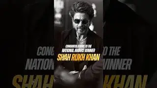 SRK won the National Film award for best actor🤴💜[Shah Rukh Khan, 71st National Film Awards]