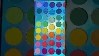 #Beauty #Glazed #Color #Fusion #Bright #Funky #Eyeshadow #Palette #Swatches  #Row 3