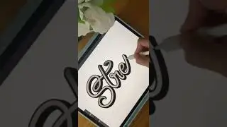 Amazing & Satisfying Calligraphy #Calligraphy #Creativecalligraphy