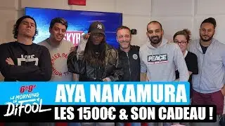 Aya Nakamura - Les 1500€ & son cadeau offert par Difool ! #MorningDeDifool