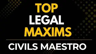 Latin Legal Maxims Explained Simply | Law for Beginners. #legal #upsc #legalmaxims #haryanaada 