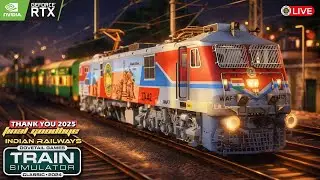 12740 SECUNDERABAD-VISAKHAPATNAM GARIBRATH EXP|| Indian Train Simulator 2025 || PC GAMEPLAY || Live🔴