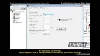 3.- V&iacute;deo tutorial LinMot Talk: Configuraci&oacute;n Motor Wizard