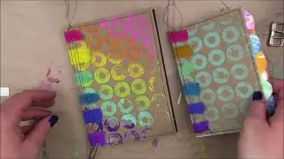 Glue Binding Mini Book Project using Joggles Index Cards