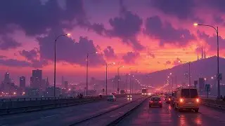 Tokyo City Lights | Расслабляющие лоу-фай биты для вечерней аниме-атмосферы и поездок на закате