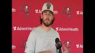 the Tampa Bay Buccaneers punter, Bradley Pinion, on his 