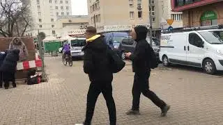 Hala Mirowska - nieco zmian przed samą halą.