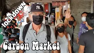 Carbon Market, one day before Lockdown Corona Virus ConVid19 in Cebu City