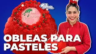 🎄¡Pastel Navideño IMPACTANTE con Obleas Comestibles! Fácil, Rápido y Hermoso 🎅✨