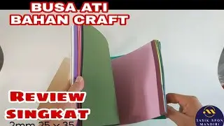 Bahan Craft /Grosir Busa ati / Busa Ati 2mm 25 x 35  / Review  singkat  #Bisnisku