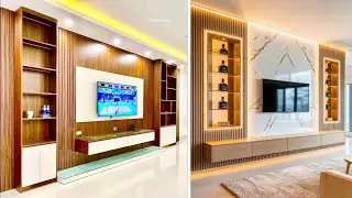 Best LED Panel and TV Stand Ideas for Luxury Living Rooms | TV unit & cabinet design | Home Decor