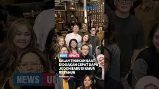 Salah Tingkah saat Didoakan Cepat Dapat Jodoh Baru di Umur 53 Tahun