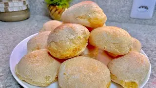 FUBÁ e POLVILHO | Pãozinho rápido SEM TRIGO #pão