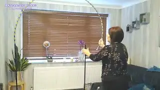 HOW TO: MAKE SIMPLE BALLOON ARCH FRAME with HULA HOOP and lamp Stand - EASY! Balloon Décor Tutorials