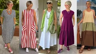 Natural Older Women OVER 50 60 70 |New Trends Fashion For Women |Summer Fashion 2026