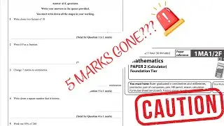 STOP LOSING EASY MARKS 😱 | GCSE Maths Foundation Paper 2 (First 5 Questions)