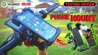 Adjustable Handlebar Cell Phone Holder Amazon - Testing/Review