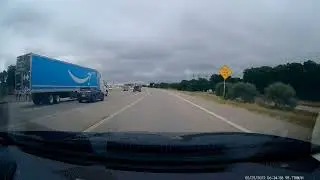 2 near misses in 2 seconds while driving to work