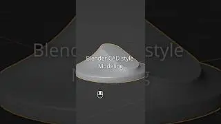 Blender CAD style Modeling #b3d #blender #cad