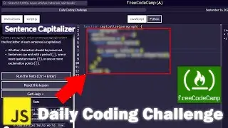 JavaScript Daily Code Challenge 9/16/25 - FreeCodeCamp