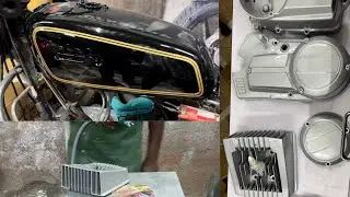 Yamaha rx100 paint work￼ finish 😍|| 2 part|| faddyzone_vlogs || 36 vlogs #faddy