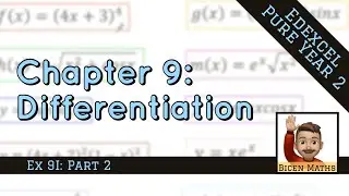 Differentiation 27 • Concave/Convex/Inflection problems • P2 Ex9I • 🚀