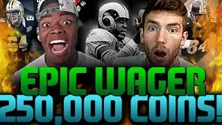 250,000 COIN WAGER AGAINST JMELLFLO! COMEBACK - DOWN TO THE WIRE! Madden 17 Ultimate Team