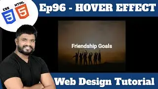Ep96 - Image Hover Effect with text slide up tutorial with source code