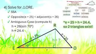 Ambiguous Case of Sine Law (Part 02)