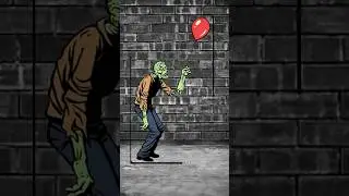 Up Up and Undead: Zombie's Balloon Adventure! #shortvideo #shorts #short #youtubeshorts #zombies