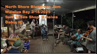 North Shore Bluegrass Jam - Waialua Bay, Haleiwa Oahu, Hawaii 2/18/25