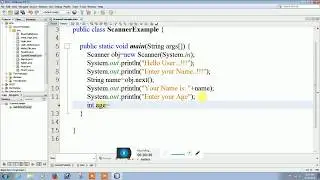 Java Program Scanner Class Example in Java || StepUp java || 2K18