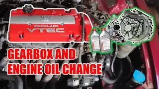 Detailed Manual Transmission And Engine Oil Change | Honda Prelude